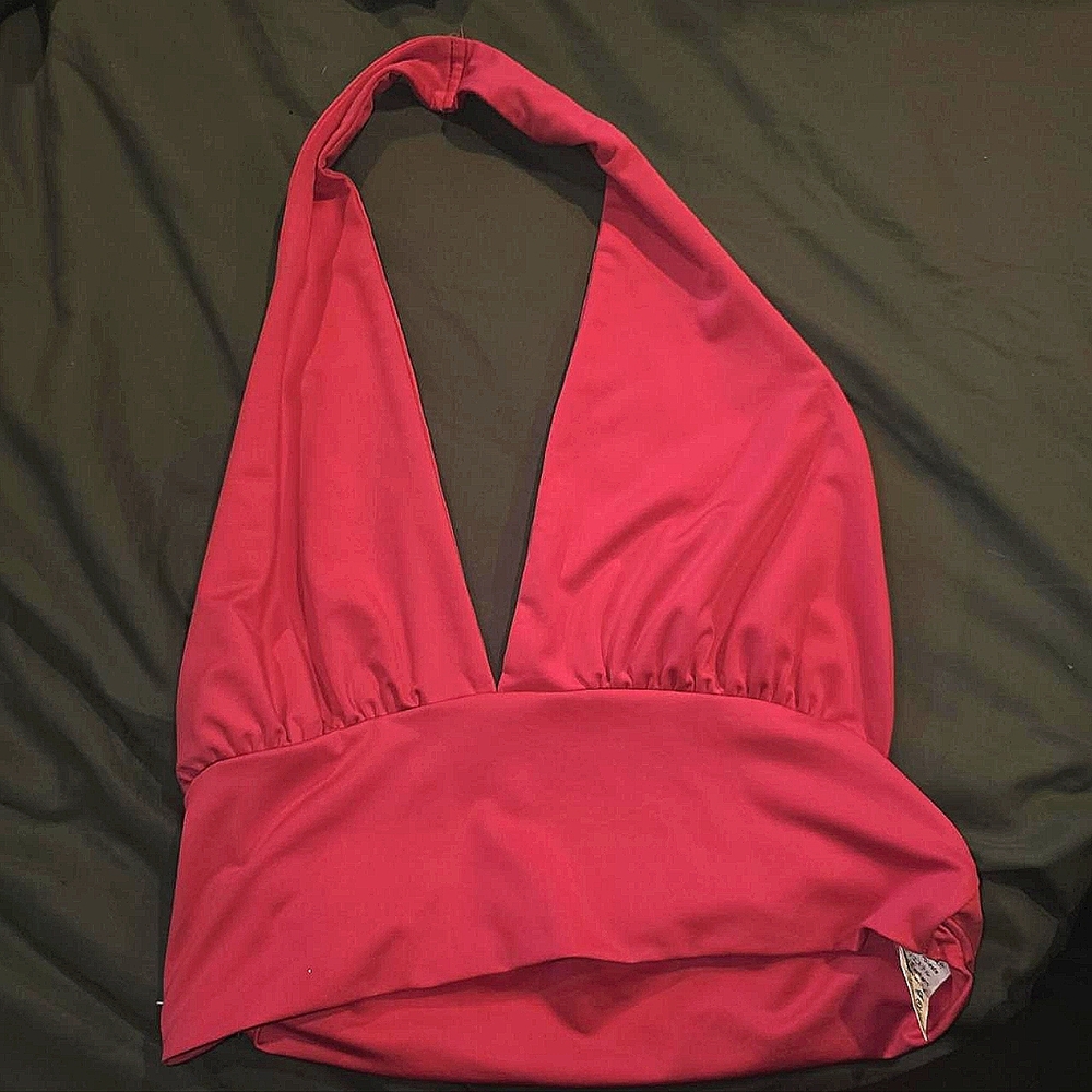 Pink Shein crop top in size L